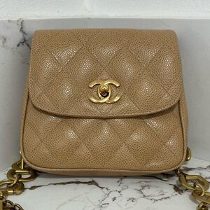 CHANEL Quilted Caviar CC Bum Belt Bag vintage